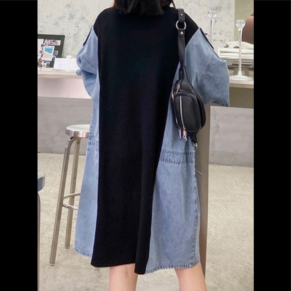 Two Sided Denim Dress